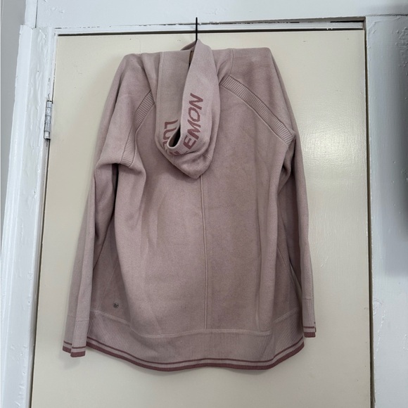 lululemon Soothe Away Soft Pink Hooded Sweater - Picture 5 of 7